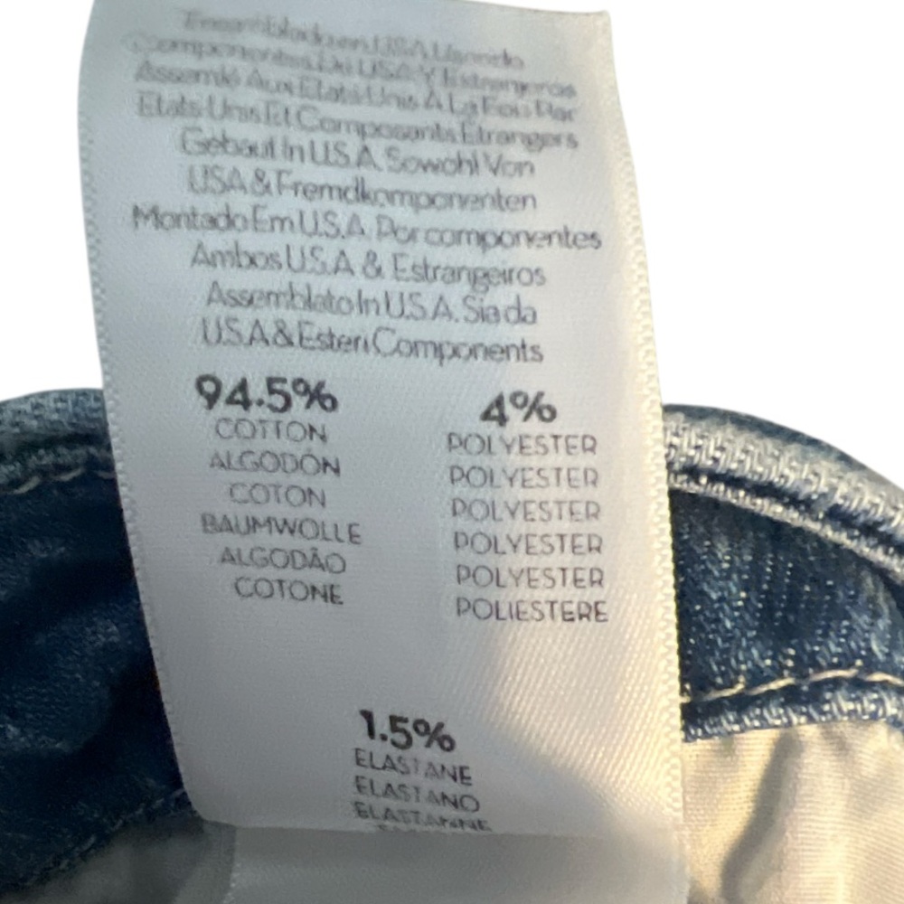 MOTHER High Waisted‎ Looker Ankle Chew Jeans 31 Rainbow Pocket - Picture 9 of 9